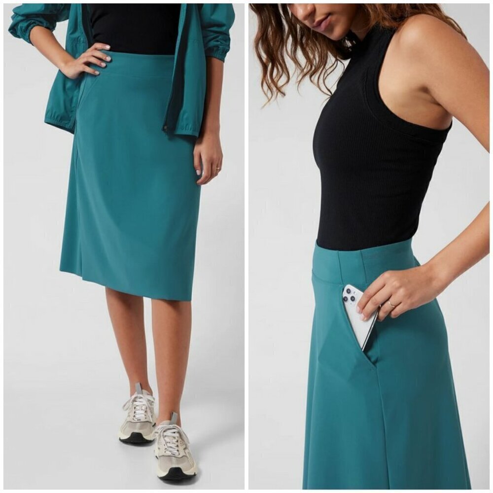 💕ATHLETA💕 Cosmic Skirt ~ Borealis Green XL